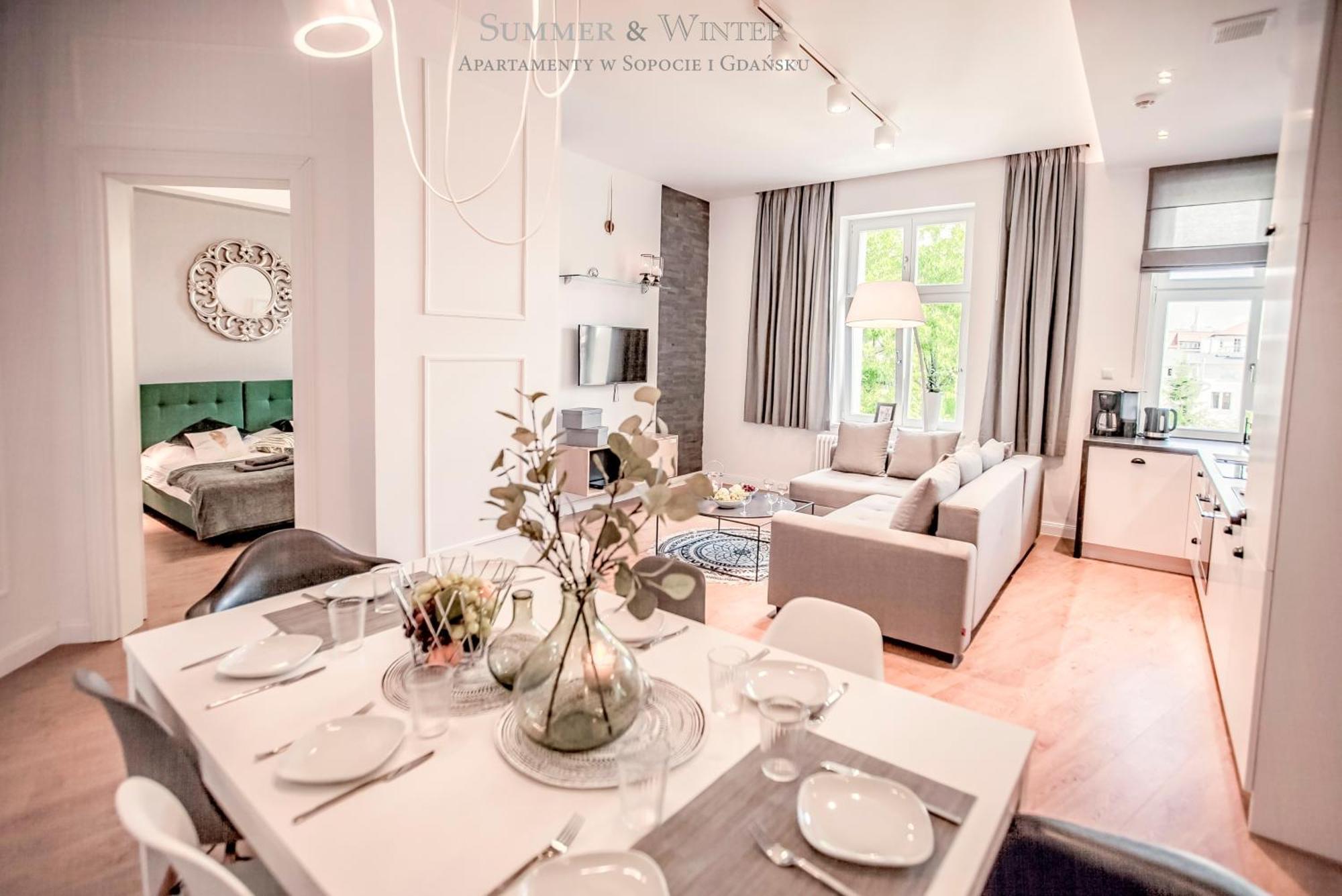 Family Luxury Wonder Heaven Apartment, 50M To M Cassino, First With 3 Badrooms&Studio, Second With 2 Badrooms&Studio, Parking W Cenie Sopot Exterior foto