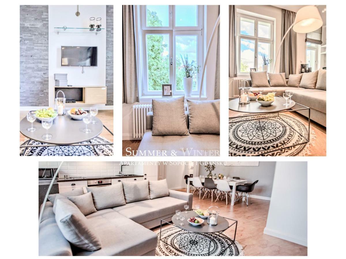 Family Luxury Wonder Heaven Apartment, 50M To M Cassino, First With 3 Badrooms&Studio, Second With 2 Badrooms&Studio, Parking W Cenie Sopot Exterior foto