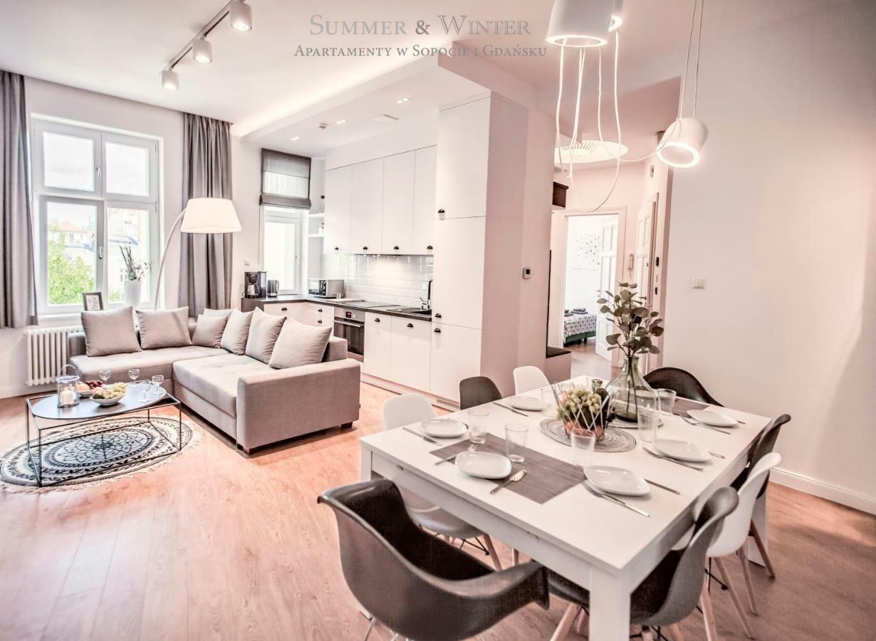 Family Luxury Wonder Heaven Apartment, 50M To M Cassino, First With 3 Badrooms&Studio, Second With 2 Badrooms&Studio, Parking W Cenie Sopot Exterior foto