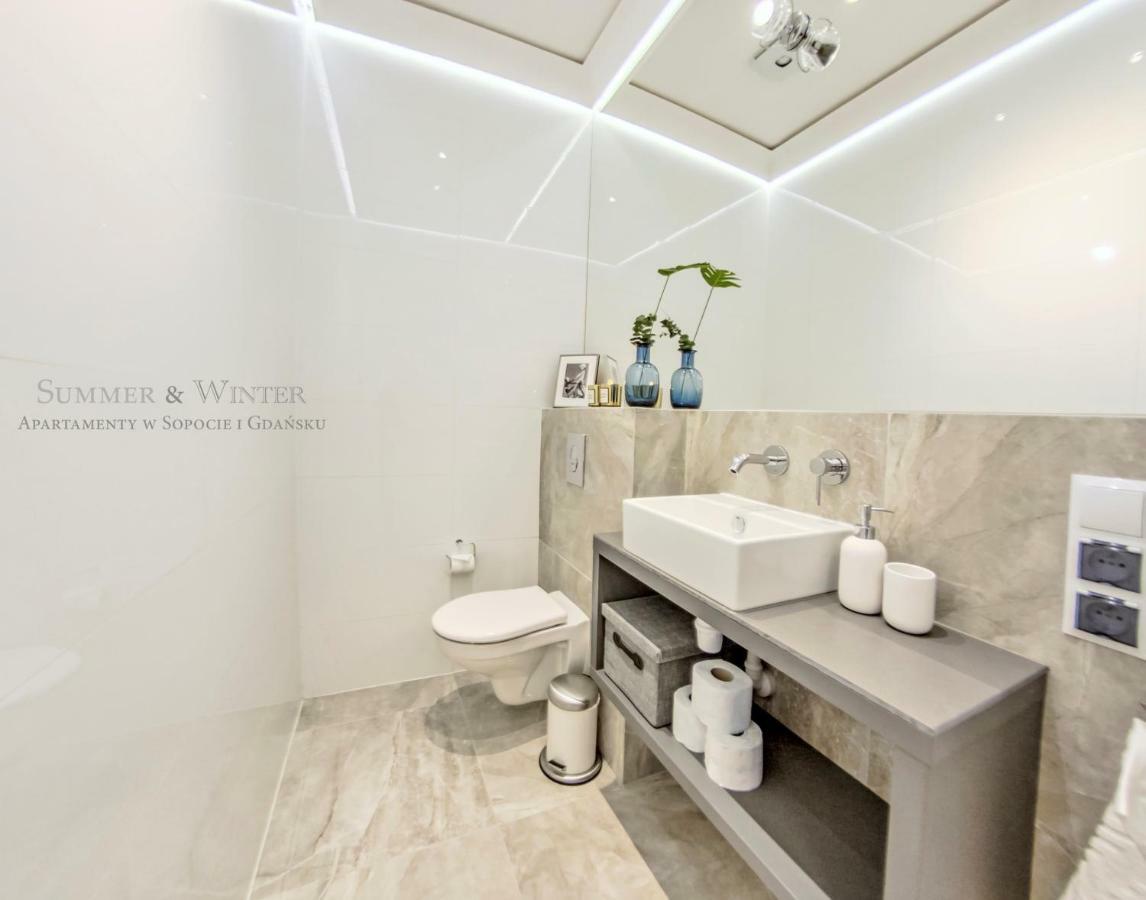 Family Luxury Wonder Heaven Apartment, 50M To M Cassino, First With 3 Badrooms&Studio, Second With 2 Badrooms&Studio, Parking W Cenie Sopot Exterior foto