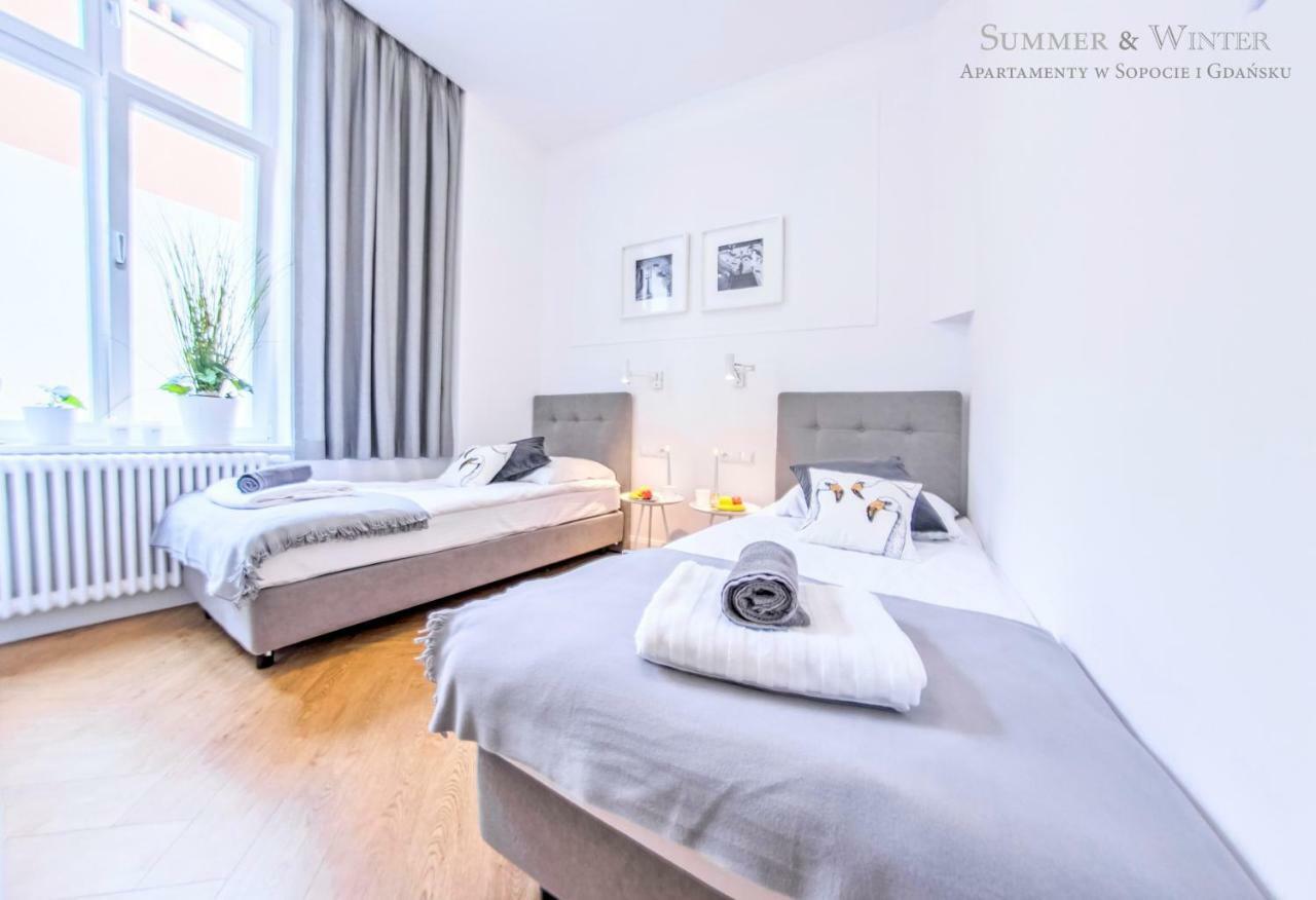 Family Luxury Wonder Heaven Apartment, 50M To M Cassino, First With 3 Badrooms&Studio, Second With 2 Badrooms&Studio, Parking W Cenie Sopot Exterior foto